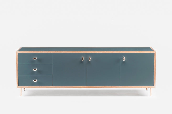 WHITE OILED OAK & BAY GLOSS HDF