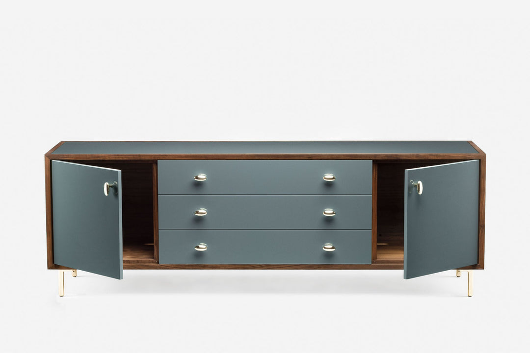 DANISH OILED WALNUT & BAY GLOSS HDF