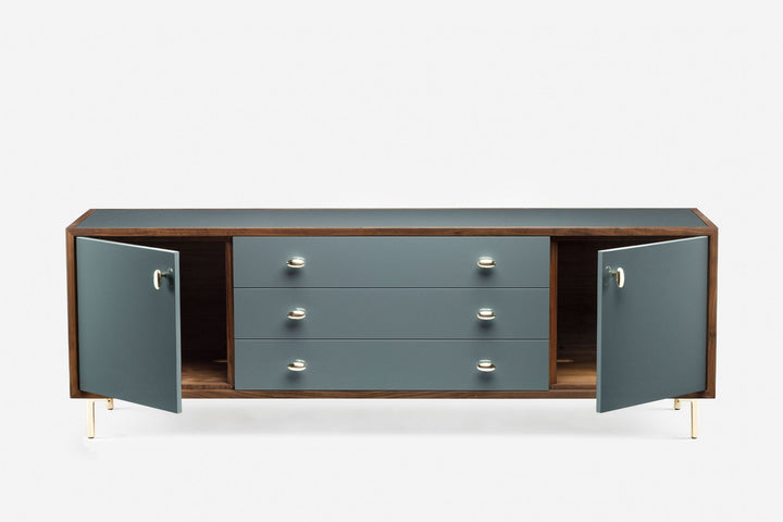 DANISH OILED WALNUT & BAY GLOSS HDF