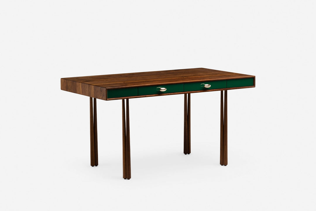wood and metal dressing table ELLIOT DESK/DRESSING TABLE