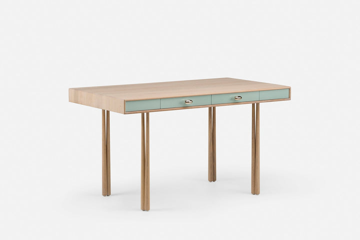 WHITE OILED OAK & LAGOON GLOSS HDF