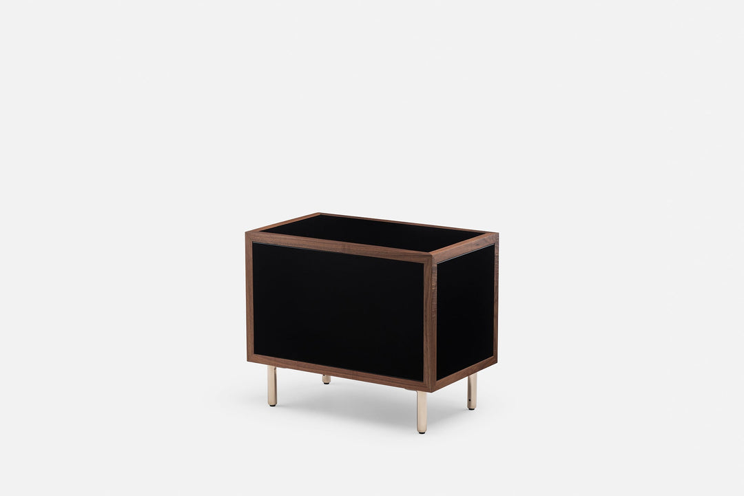 DANISH OILED WALNUT & BLACK GLOSS HDF