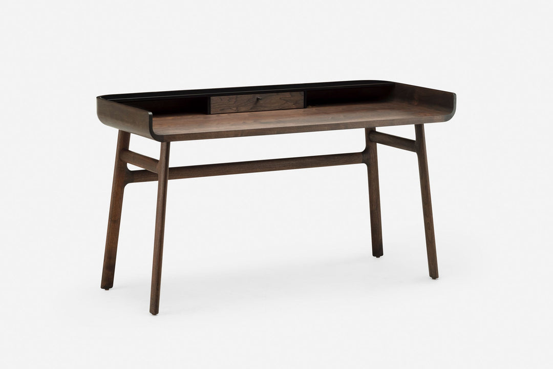 BLACK OILED WALNUT & BLACK GLOSS HDF