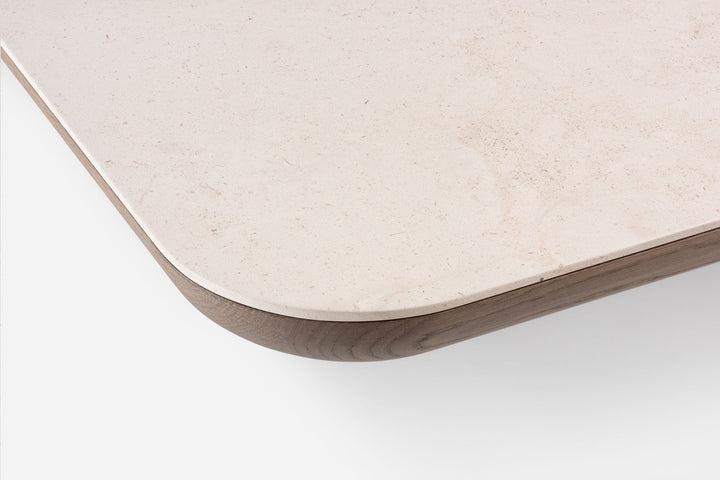 OXIDISED OAK & ATAIJA CREME LIMESTONE