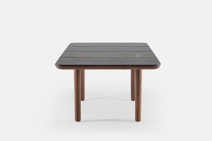 DANISH OILED WALNUT & BLACK MARQUINA MARBLE