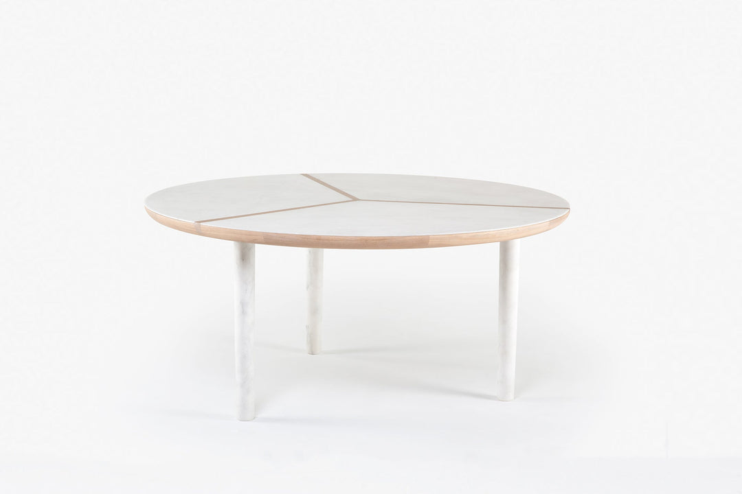 WHITE OILED OAK & CARRARA MARBLE