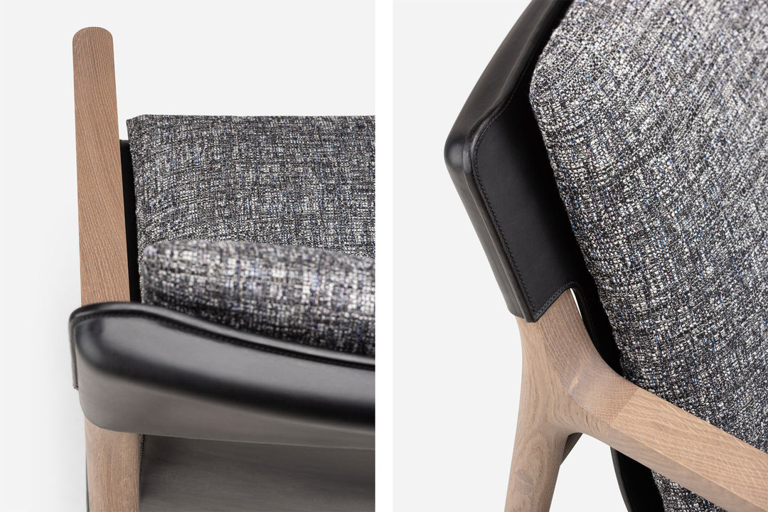 OXIDISED OAK & BLACK LEATHER & SONAR 173