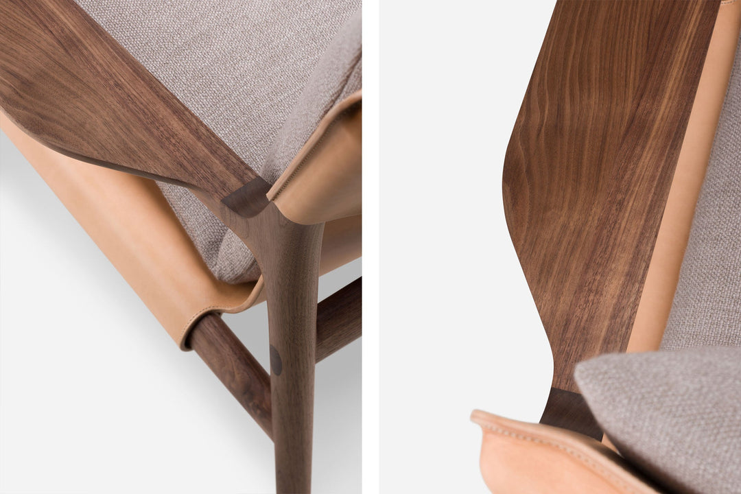 DANISH OILED WALNUT & NATURAL LEATHER & BASE 004