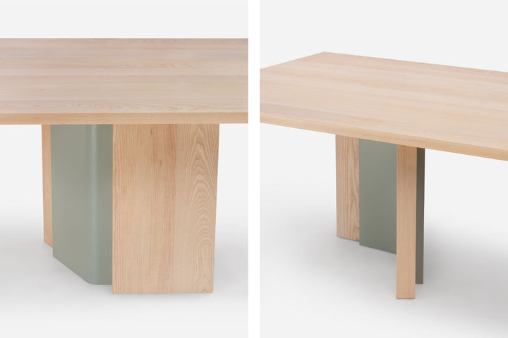 WHITE OILED ASH & FJORD PAINTED HDF (MODEL: L)