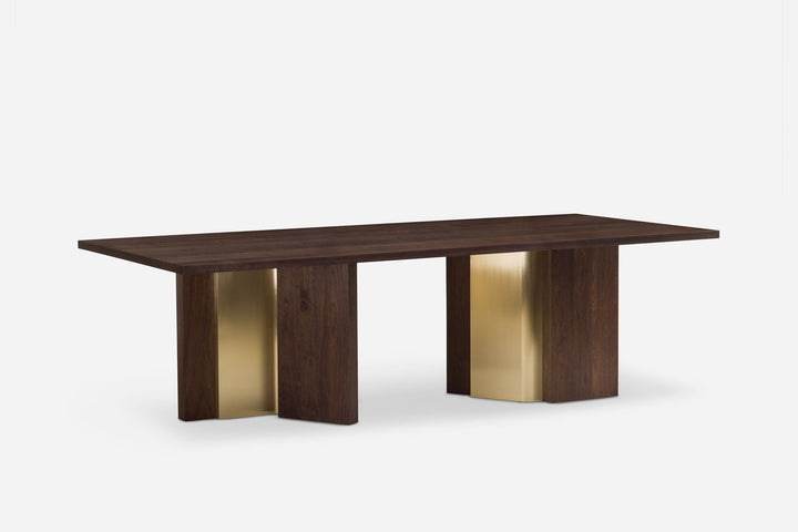 BLACK OILED WALNUT & BRUSHED BRASS