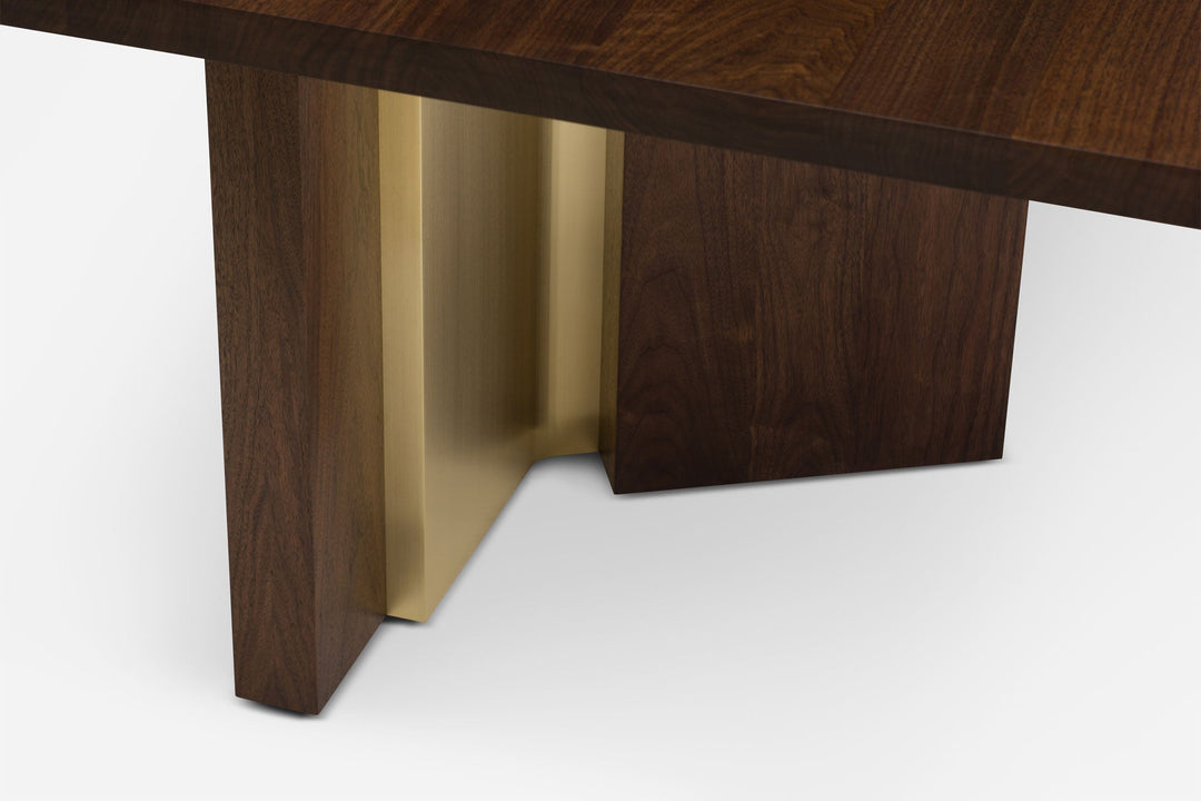 BLACK OILED WALNUT & BRUSHED BRASS