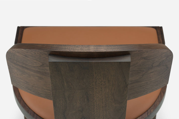 BLACK OILED WALNUT & BROWN NATURAL GRAIN LEATHER