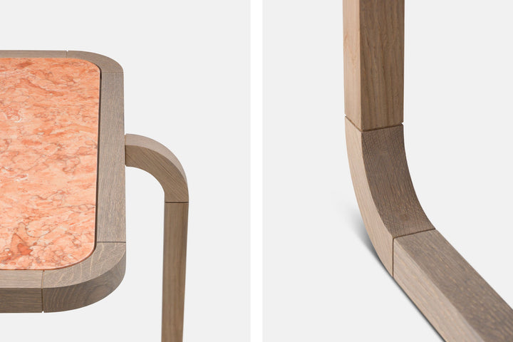 OXIDISED OAK & ROSA NEGRAIS MARBLE (MODEL: MM)