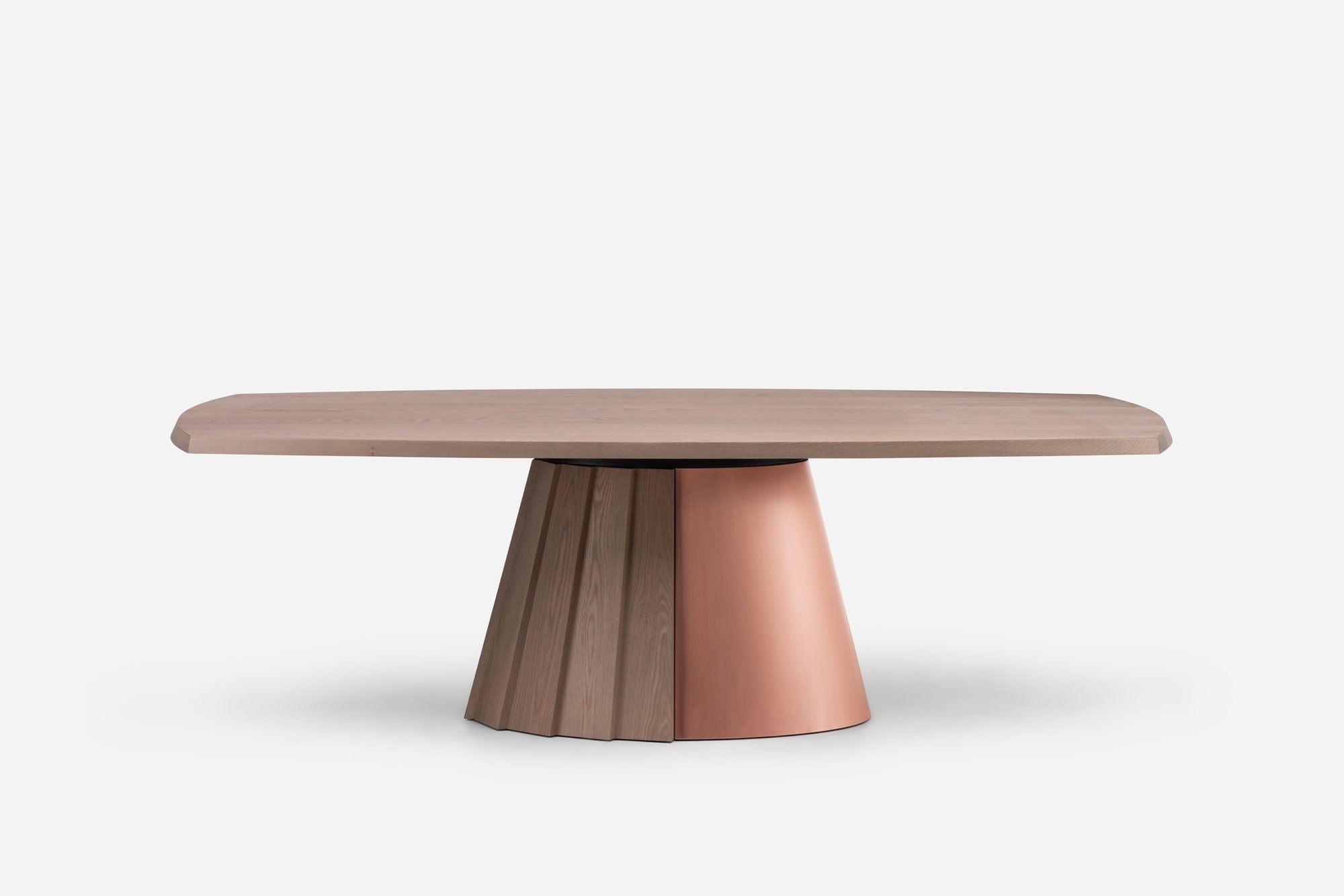 ORION DINING TABLE - TIMBER & METAL BASE – De La Espada USA