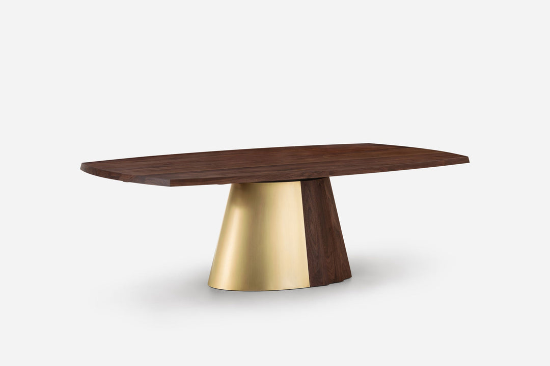 DANISH OILED WALNUT & BRASS
