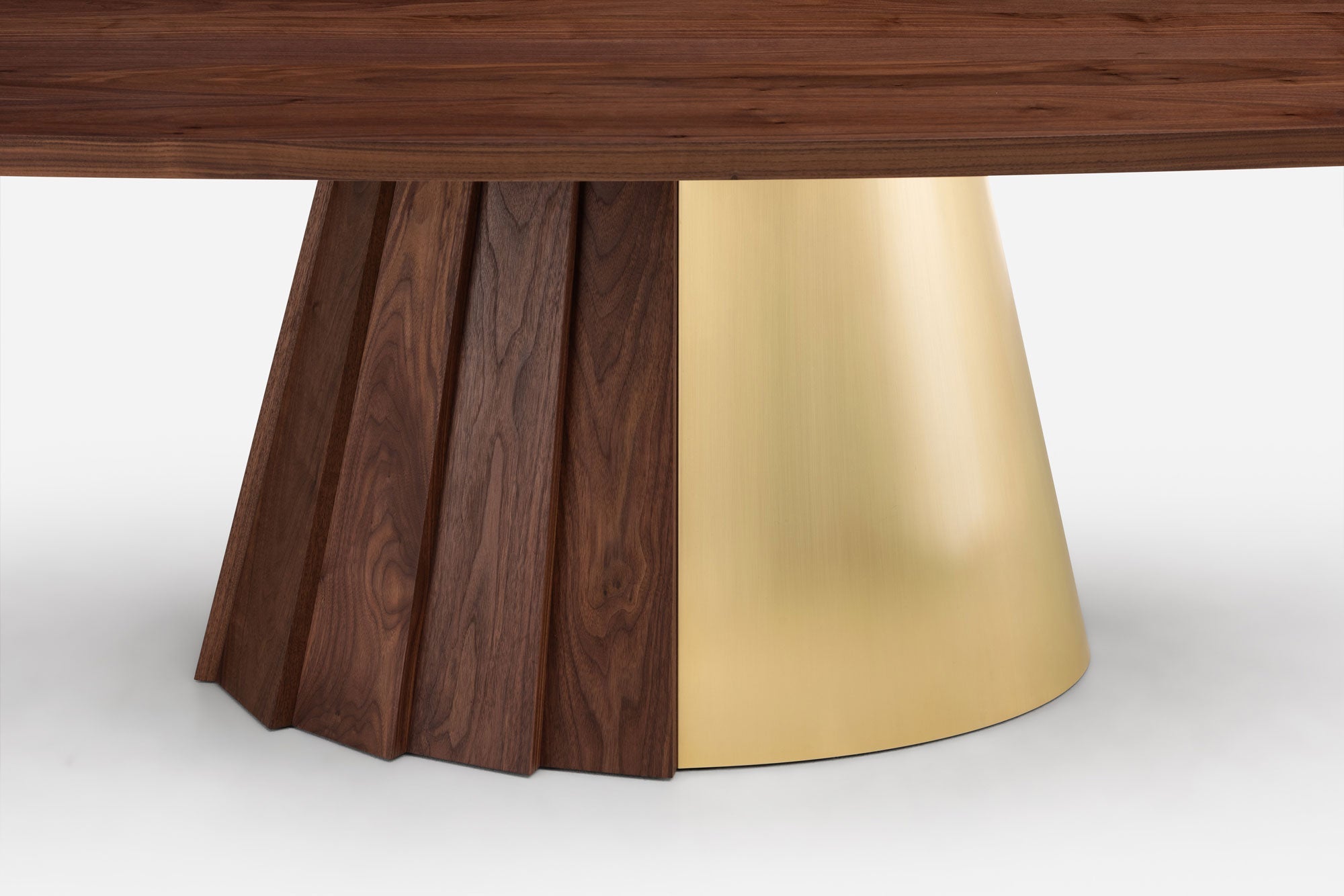 ORION DINING TABLE - TIMBER & METAL BASE – De La Espada USA