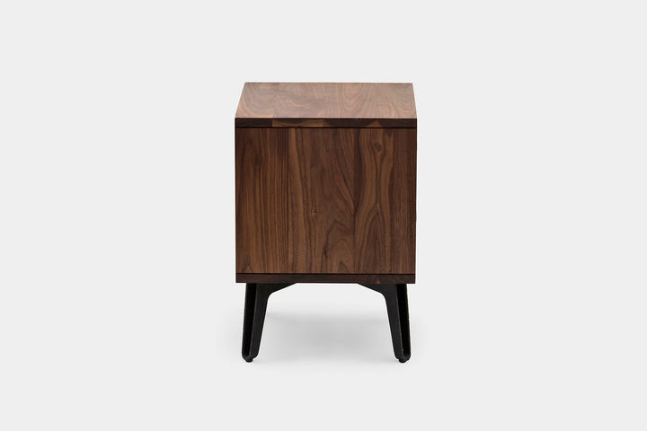 DANISH OILED WALNUT & CAST IRON