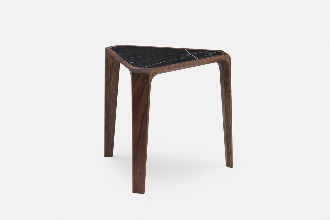 DANISH OILED WALNUT & BLACK MARQUINA MARBLE