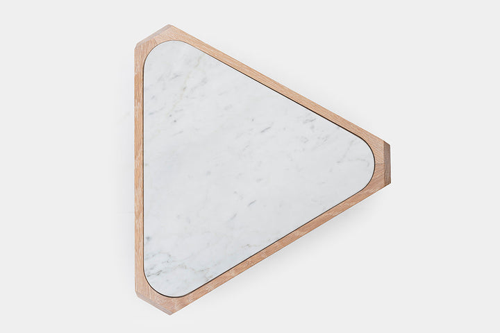 WHITE OILED OAK & CARRARA MARBLE