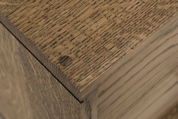 BLACK OILED OAK & CAST IRON (MODEL: 402L)