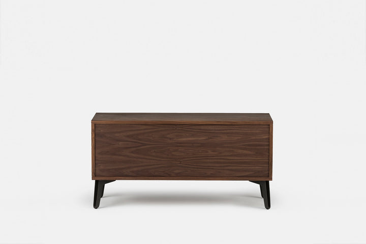 DANISH OILED WALNUT & CAST IRON