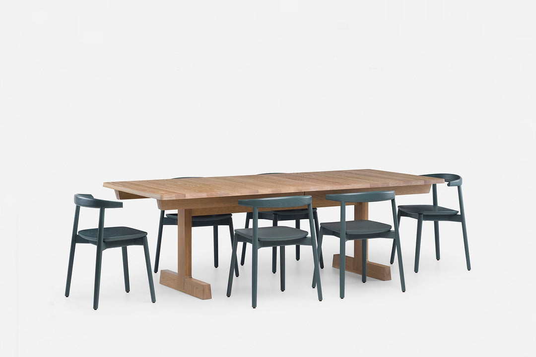 WHITE OILED OAK (NO LEAVES + ANDO CHAIR IN BAY PAINTED ASH)