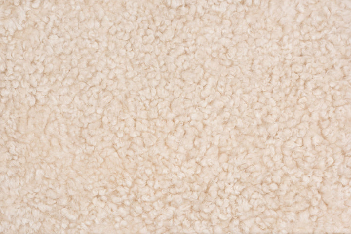 DANISH OILED WALNUT & MOHAWI CURLY WOOL SHEEPSKIN