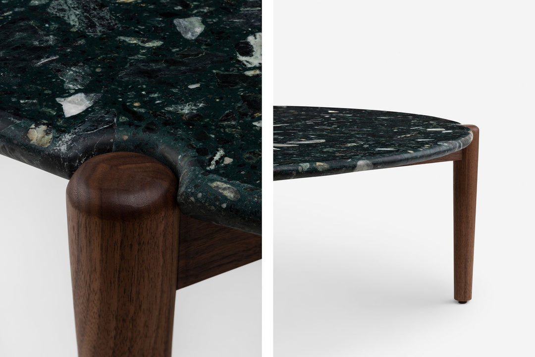 DANISH OILED WALNUT & VERDE TERRAZZO (MODEL: GM)