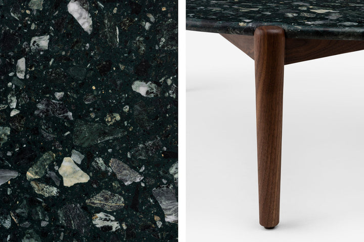 DANISH OILED WALNUT & VERDE TERRAZZO (MODEL: GM)