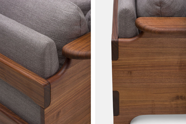 DANISH OILED WALNUT & BASE 007 (MODEL: L)