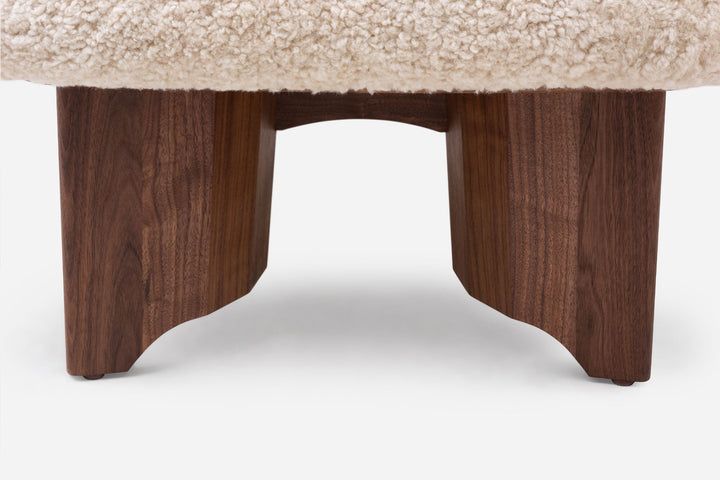 DANISH OILED WALNUT & MOHAWI SHEEPSKIN