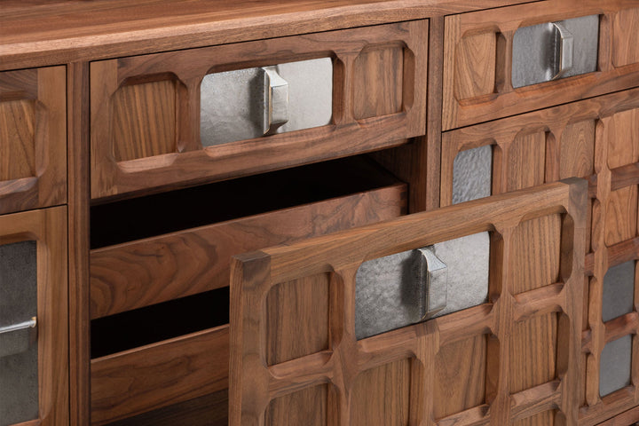 DANISH OILED WALNUT & GREY CERAMIC (MODEL: MF)