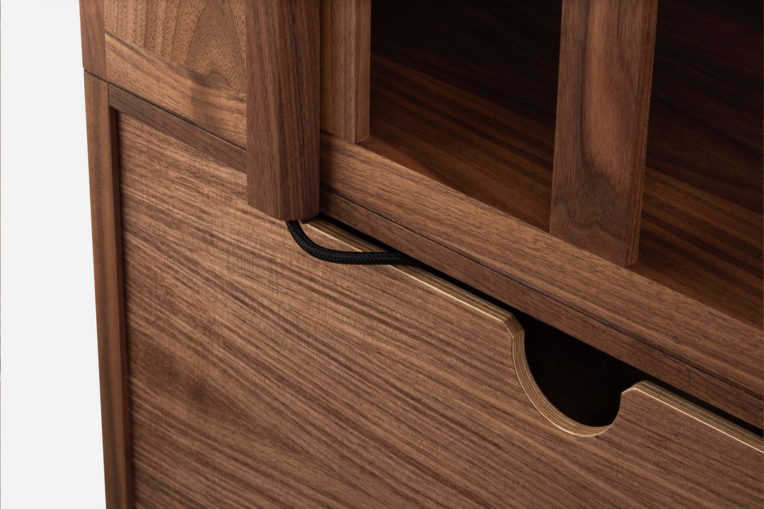 DANISH OILED WALNUT & GREY CERAMIC (MODEL: LF)