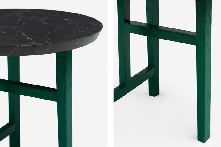 FOREST PAINTED ASH & BLACK MARQUINA MARBLE