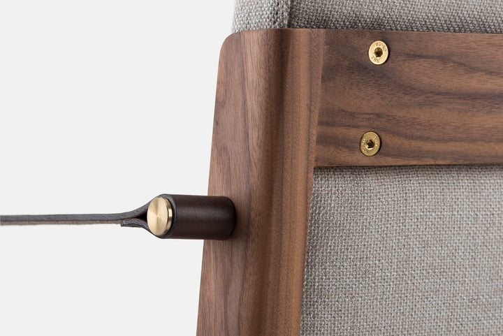 DANISH OILED WALNUT & SUNNIVA 2 717 & BROWN LEATHER STRAPS