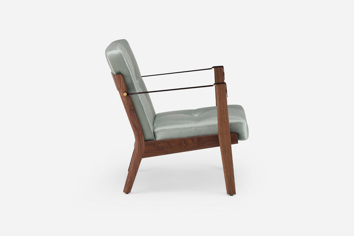 DANISH OILED WALNUT & AVALON 2 035 & BROWN LEATHER STRAPS