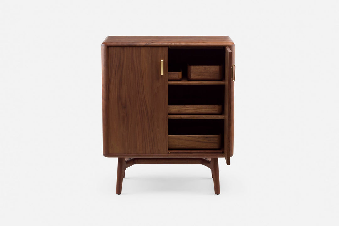 DANISH OILED WALNUT (+ OPTIONAL STORAGE TRAYS)