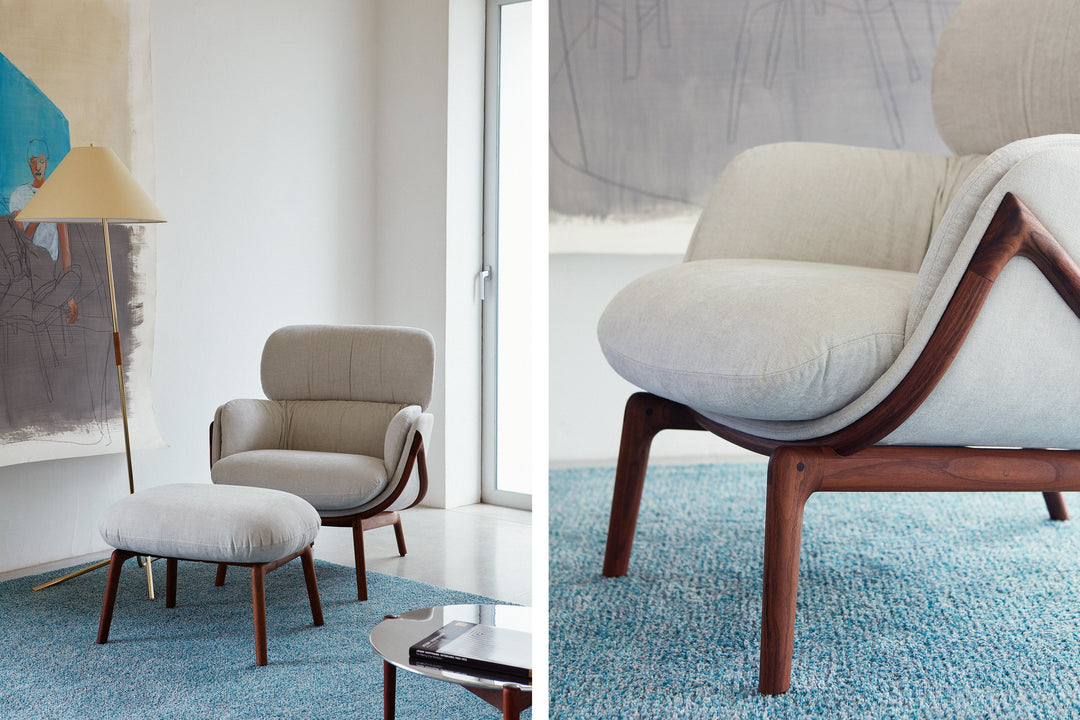 DANISH OILED WALNUT & MAPLE 102 (+ ELYSIA LOUNGE CHAIR)