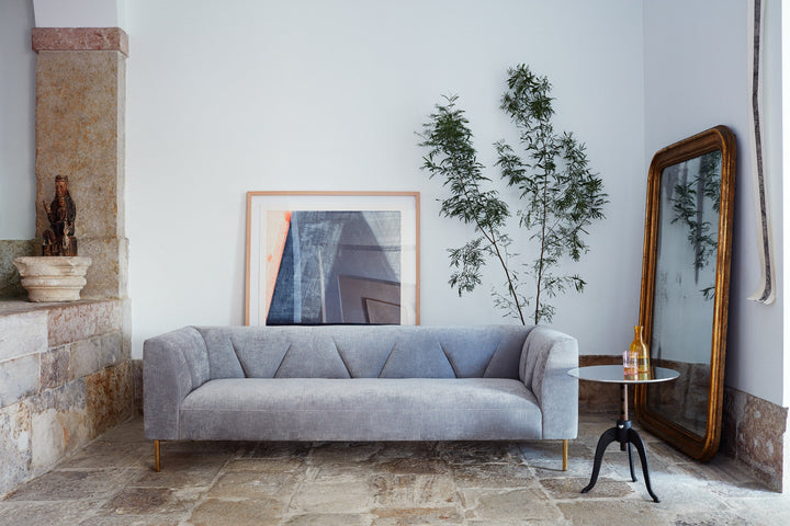 BLACK OILED WALNUT & ALUMINIUM & CAST IRON (+ GATES SOFA)