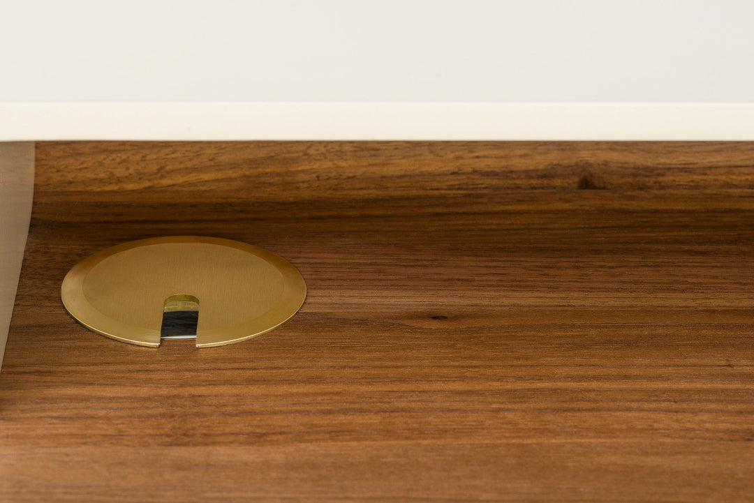 DANISH OILED WALNUT & BONE GLOSS HDF