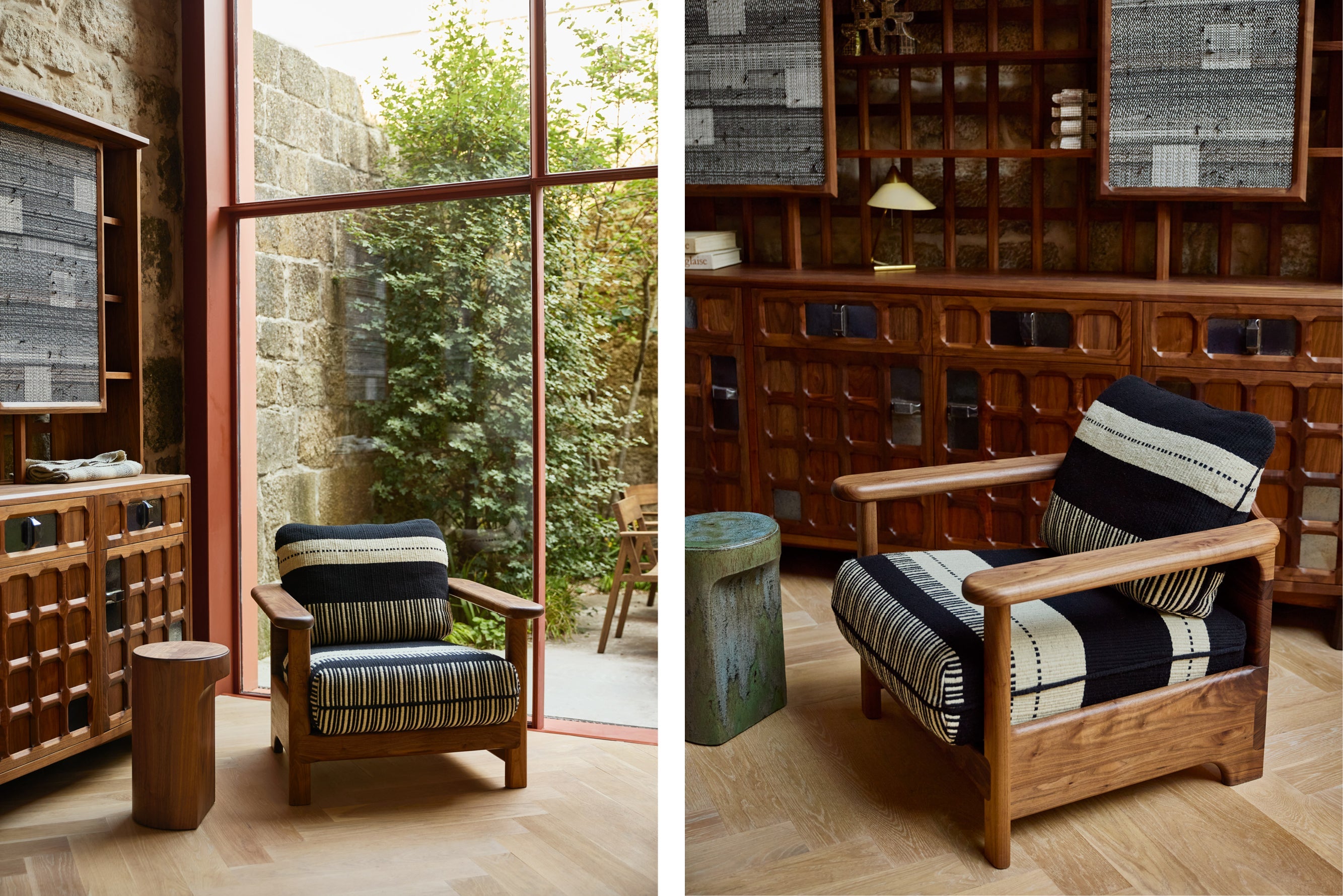 TWENTY-FIVE LOUNGE ARMCHAIR WITH MANTA LIDO – De La Espada USA