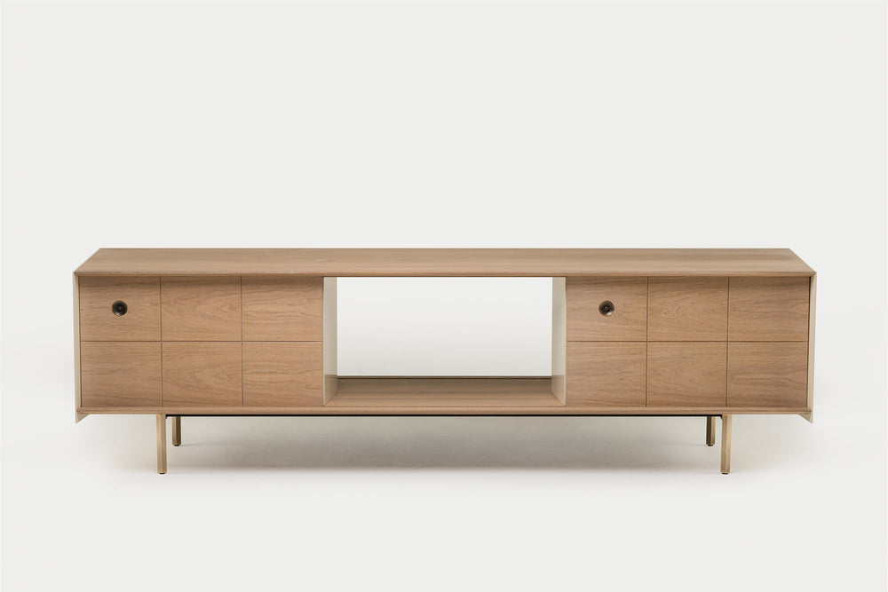 WHITE OILED OAK & BONE GLOSS HDF