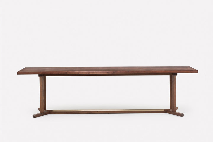 DANISH OILED WALNUT & BRUSHED BRASS