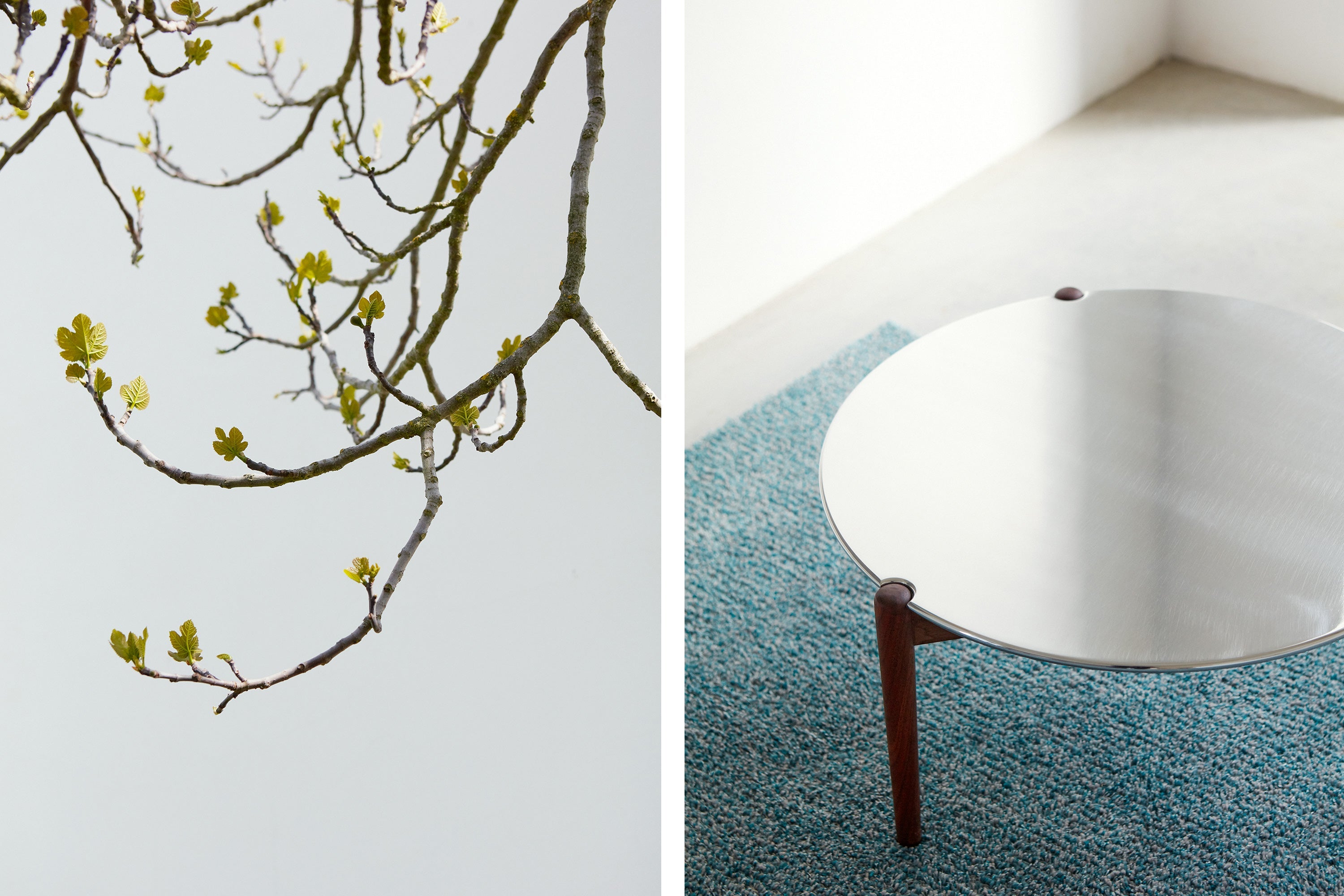 SIDEKICKS COFFEE TABLE WITH ALUMINIUM TOP – De La Espada USA