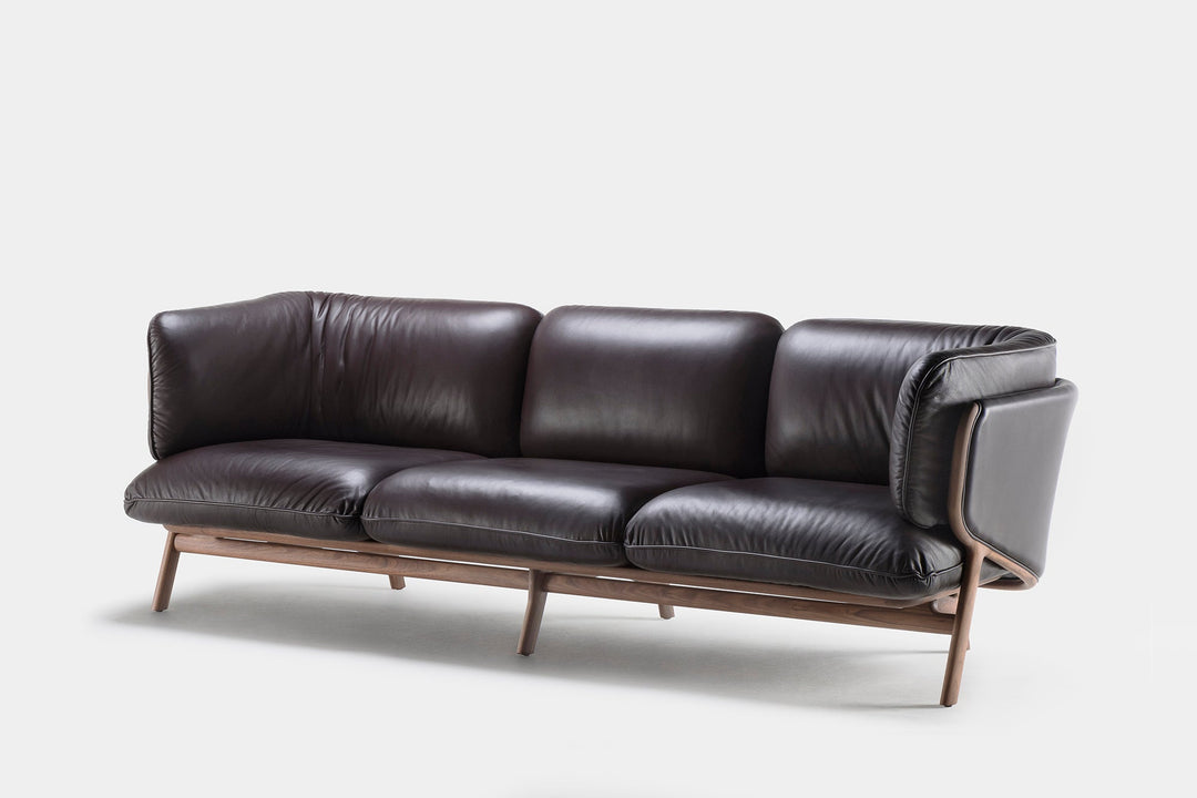 DANISH OILED WALNUT & ELMOTIQUE LEATHER (MODEL: L)