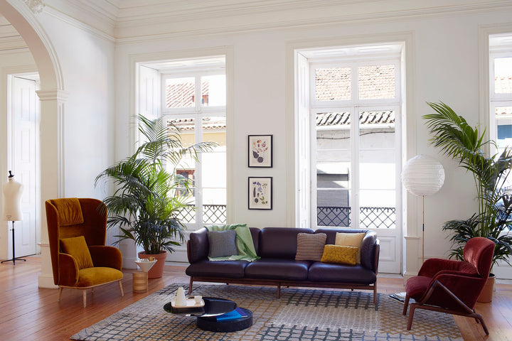 DANISH OILED ASH & BONE GLOSS HDF (+ LAUREL COFFEE TABLE, STANLEY SOFA, ELYSIA LOUNGE CHAIR AND BLANCHE BERGERE)