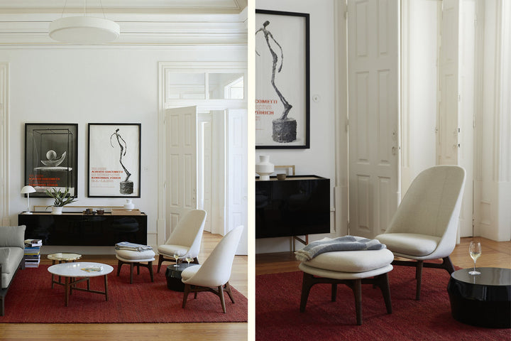 DANISH OILED WALNUT & SUNNIVA 2 811 (+ SOLO LOUNGE CHAIR, ZHUZI TABLE, TRIO TABLES, TRUNK LOW CABINET)